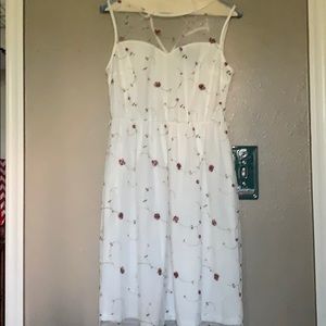 Dress with flowers